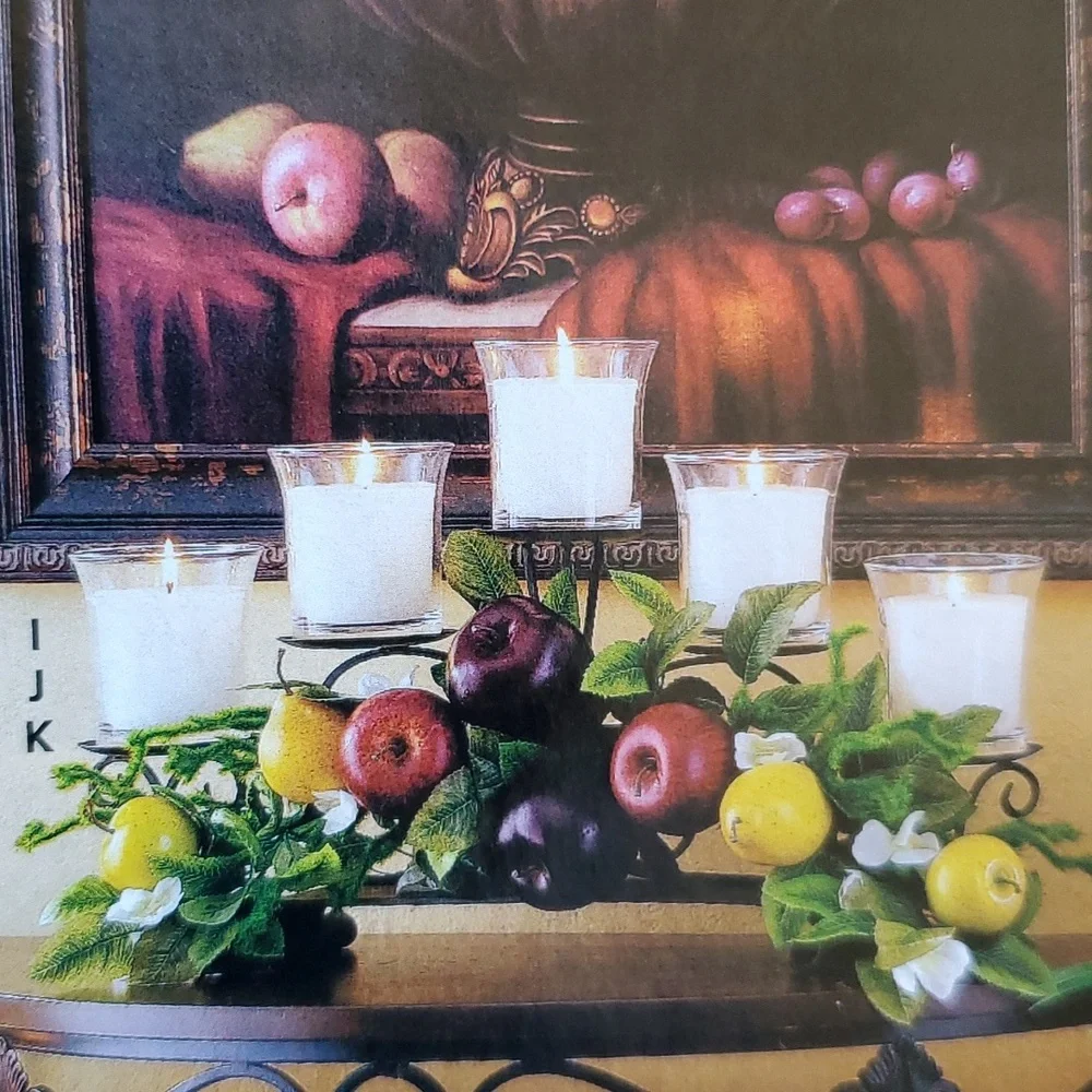 Sonoma fruit swag New Home Interiors Artificial fruit f;oral apples pears 28